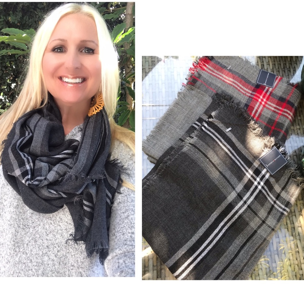 Hilfiger Plaid Scarf Choice🤩